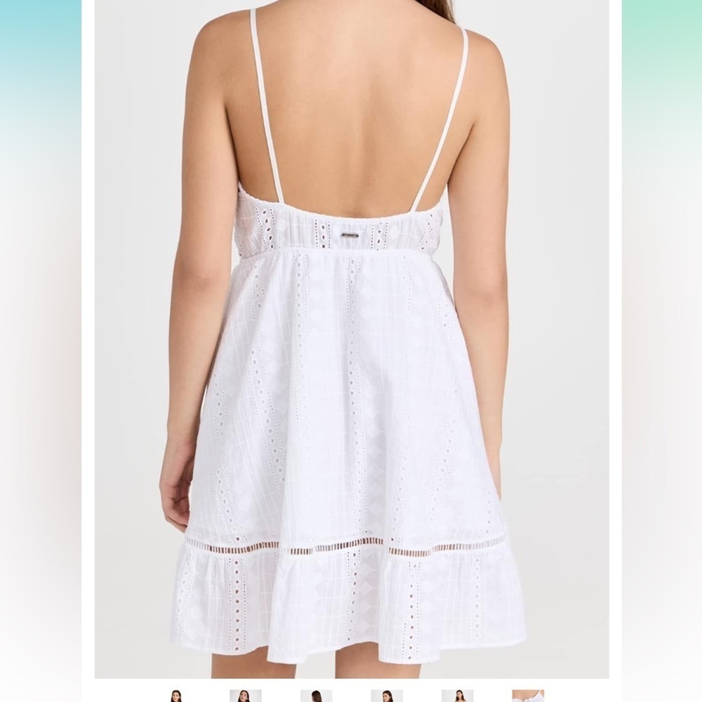 Maaji Kamala Dress White Eyelet Size Small - Picture 2 of 7